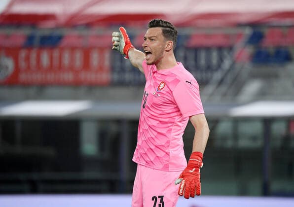FUSSBALL INTERNATIONAL Testspiel EM 2021 in Bologna Italien - Tschechien 04.06.2021 Torwart Jiri Pavlenka (Tschechien)