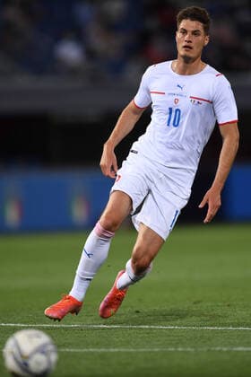 Patrik Schick (Czech Republic) during the international friendly match, EM, Europameisterschaft 2020 match between Italy 4-0 Czech Republic at Renato Dall Ara Stadium on June 4, 2021 in Bologna, Italy. Noxthirdxpartyxsales  (161858465)