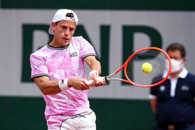 TENNIS - French Open 2021 PARIS,FRANCE,05.June.21 - TENNIS - ATP, Tennis Herren World Tour, French Open, Roland Garros, Grand Slam. Image shows Diego Schwartzman (ARG).  GEPAxpictures xPatrickxSteiner