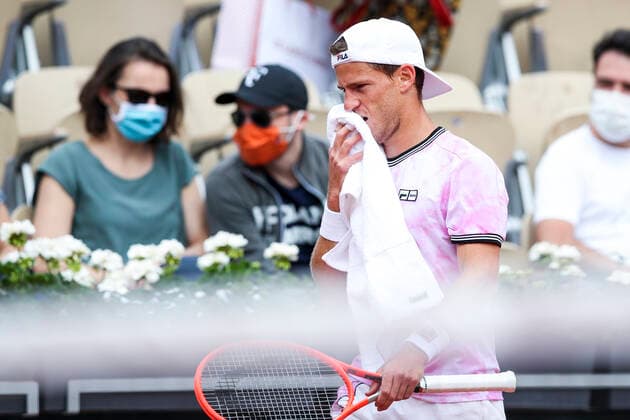 TENNIS - French Open 2021 PARIS,FRANCE,05.June.21 - TENNIS - ATP, Tennis Herren World Tour, French Open, Roland Garros, Grand Slam. Image shows Diego Schwartzman (ARG).  GEPAxpictures xPatrickxSteiner