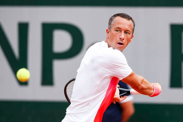 TENNIS - French Open 2021 PARIS,FRANCE,05.June.21 - TENNIS - ATP, Tennis Herren World Tour, French Open, Roland Garros, Grand Slam. Image shows Philipp Kohlschreiber (GER).  GEPAxpictures xPatrickxSteiner