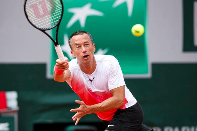 TENNIS - French Open 2021 PARIS,FRANCE,05.June.21 - TENNIS - ATP, Tennis Herren World Tour, French Open, Roland Garros, Grand Slam. Image shows Philipp Kohlschreiber (GER).  GEPAxpictures xPatrickxSteiner