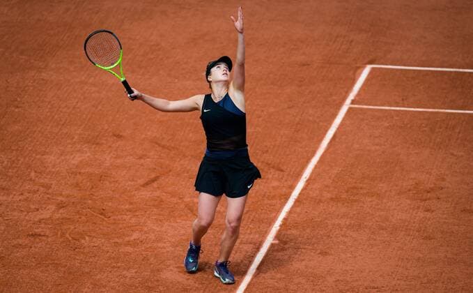Mandatory Credit: Photo by Rob Prange Shutterstock (12019120am) Elina Svitolina of the Ukraine in action during the third round at the 2021 Roland Garros Grand Slam Tournament French Open Tennis, Day Seven, Roland Garros, Paris, France - 05 Jun 2021 French Open Tennis, Day Seven, Roland Garros, Paris, France - 05 Jun 2021  Copyright: xRobxPrange Shutterstockx 12019120am