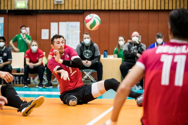 WORLD ParaVolley Men’s Final Qualifier Tokyo 2020 Paralympic Games Spiel um Platz 5-6: USA - Kanada; 05.06.2021 Doug Learoyd (Kanada, 7) WORLD ParaVolley Men’s Final Qualifier Tokyo 2020 Paralympic Games Spiel um Platz 5-6: USA - Kanada; Duisburg Sportschule Wedau Copyright: xBEAUTIFULxSPORTS Wunderlx