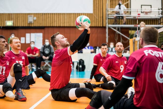 WORLD ParaVolley Men’s Final Qualifier Tokyo 2020 Paralympic Games Spiel um Platz 5-6: USA - Kanada; 05.06.2021 Austin Hinchey (Kanada, 3) WORLD ParaVolley Men’s Final Qualifier Tokyo 2020 Paralympic Games Spiel um Platz 5-6: USA - Kanada; Duisburg Sportschule Wedau Copyright: xBEAUTIFULxSPORTS Wunderlx