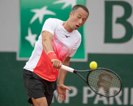 Philipp Kohlschreiber (GER) Tennis - French Open 2021 - Grand Slam - Roland Garros - Paris - - France - 5 June 2021. Copyright: xJuergenxHasenkopfx