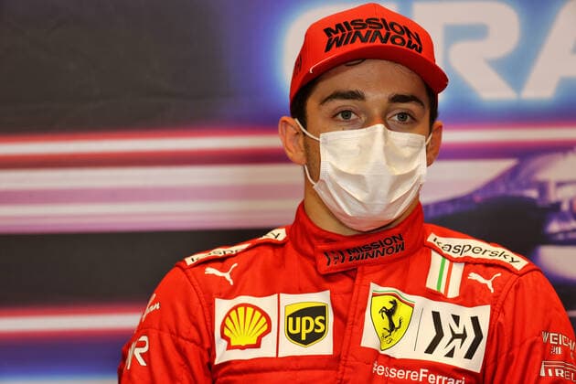 F1 Grand Prix of Azerbaijan 16 Charles Leclerc (MON, Scuderia Ferrari Mission Winnow), F1 Grand Prix of Azerbaijan at Baku City Circuit on June 5, 2021 in Baku, Azerbaijan. (Photo by xpbimages.com XPB Images FIA Pool via HOCH ZWEI) Baku Azerbaijan Poolfoto HOCH ZWEI Pool XPB Images ,EDITORIAL USE ONLY