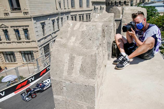 22 Yuki Tsunoda (JPN, Scuderia AlphaTauri Honda), F1 Grand Prix of Azerbaijan at Baku City Circuit on June 5, 2021 in Baku, Azerbaijan. (Photo by HOCH ZWEI) Baku Azerbaijan