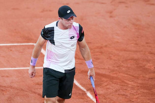 TENNIS - French Open 2021 PARIS,FRANCE,05.June.21 - TENNIS - ATP, Tennis Herren World Tour, French Open, Roland Garros, Grand Slam. Image shows Dominik Koepfer (GER).  GEPAxpictures xPatrickxSteiner