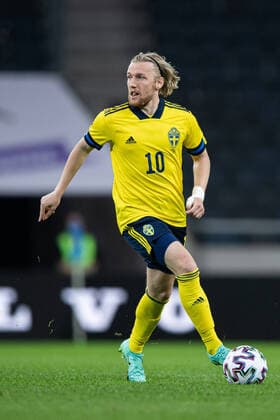 210605 Emil Forsberg of Sweden during the International Friendly, Länderspiel, Nationalmannschaft football match between Sweden and Armenia on June 5, 2021 in Stockholm. Photo: Joel Marklund BILDBYRAN kod JM JM0121 bbeng fotboll football soccer fotball landskamp träningslandskamp international friendly sverige sweden sverige a armenien armenia *** 210605 Emil Forsberg of Sweden during the international friendly football match between Sweden and Armenia on June 5, 2021 in Stockholm Photo Joel Marklund BILDBYRAN kod JM JM0121 bbeng fotboll football soccer fotball landskamp träningslandskamp international friendly sverige sweden sverige a armenien armenia,  Copyright: JOELxMARKLUND BB210605JM173