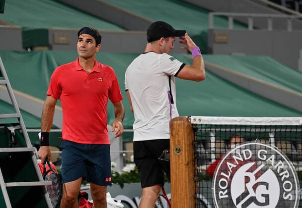 2021 Roland Garros Roger Federer , Switzerland Dominik Koepfer , Germany