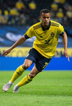 210605 Robin Quaison of Sweden during the International Friendly, Länderspiel, Nationalmannschaft football match between Sweden and Armenia on June 5, 2021 in Stockholm. Photo: Joel Marklund BILDBYRAN kod JM JM0121 bbeng fotboll football soccer fotball landskamp träningslandskamp international friendly sverige sweden sverige a armenien armenia *** 210605 Robin Quaison of Sweden during the international friendly football match between Sweden and Armenia on June 5, 2021 in Stockholm Photo Joel Marklund BILDBYRAN kod JM JM0121 bbeng fotboll football soccer fotball landskamp träningslandskamp international friendly sverige sweden sverige a armenien armenia,  Copyright: JOELxMARKLUND BB210605JM192