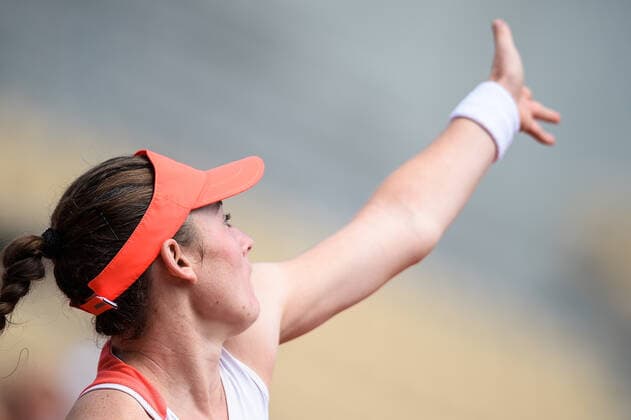 Tamara Zidansek ( Slovenie ) TENNIS : Roland Garros 2021 - Internationaux de France - 06 06 2021 FedericoPestellini Panoramic 