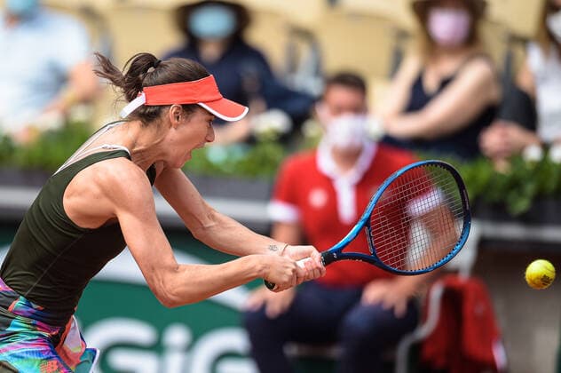 Sorana Cirstea ( Roumanie ) TENNIS : Roland Garros 2021 - Internationaux de France - 06 06 2021 FedericoPestellini Panoramic 