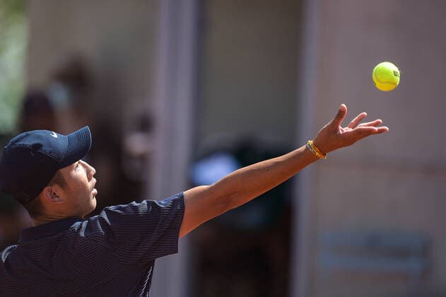 Juncheng Shang ( Chine ) TENNIS : Roland Garros 2021 - Internationaux de France - 06 06 2021 FedericoPestellini Panoramic 