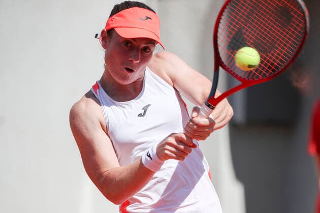 TENNIS - French Open 2021 PARIS,FRANCE,06.June.21 - TENNIS - WTA, Tennis Damen Tour, French Open, Roland Garros, Grand Slam. Image shows Tamara Zidansek (SLO).  GEPAxpictures xPatrickxSteiner