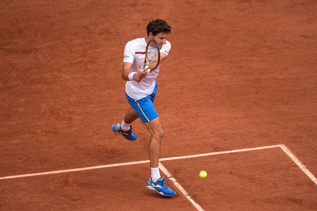 Pablo Carreno Busta ( Espagne ) TENNIS : Roland Garros 2021 - Internationaux de France - 06 06 2021 FedericoPestellini Panoramic 
