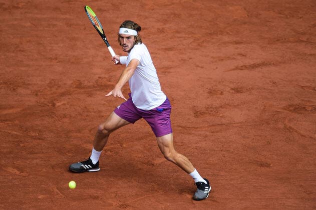 Stefanos Tsitsipas ( Grece ) - TENNIS : Roland Garros 2021 - Internationaux de France - 06 06 2021 FedericoPestellini Panoramic 