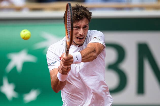Pablo Carreno Busta ( Espagne ) TENNIS : Roland Garros 2021 - Internationaux de France - 06 06 2021 FedericoPestellini Panoramic 