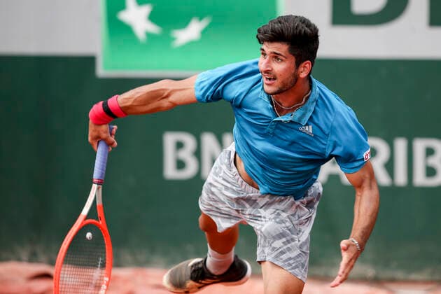 TENNIS - French Open 2021 PARIS,FRANCE,06.June.21 - TENNIS - ATP, Tennis Herren World Tour, French Open, Roland Garros, Grand Slam. Image shows Marko Andrejic (AUT).  GEPAxpictures xPatrickxSteiner