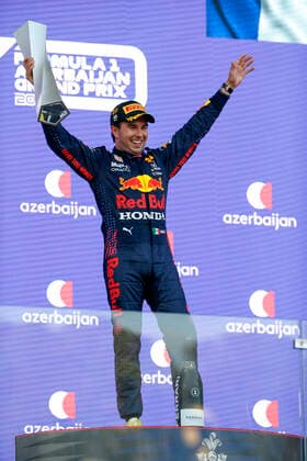 11 Sergio Perez (MEX, Red Bull Racing), F1 Grand Prix of Azerbaijan at Baku City Circuit on June 6, 2021 in Baku, Azerbaijan. (Photo by HOCH ZWEI) Baku Azerbaijan
