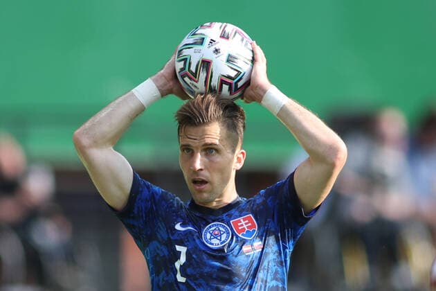 SOCCER - UEFA EURO, EM, Europameisterschaft,Fussball 2020, preview, AUT vs SVK VIENNA,AUSTRIA,06.JUN.21 - SOCCER - UEFA European Championship, EM, Europameisterschaft preview, OEFB international match, Länderspiel, Nationalmannschaft Austria vs Slovakia, friendly match. Image shows Peter Pekarik (SVK).  GEPAxpictures xManuelxBinder