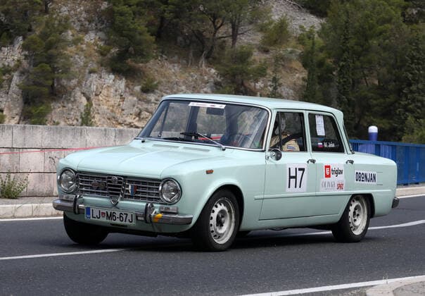 PXL_15th Award of the City of Skradin 2021 The car participates in the mountain speed race 15th Award of the City of Skradin - Trke priko Krke (Race on the Krka) in Skradin, Croatia on June 6, 2021. The 15th City of Skradin Award brought together 200 drivers from Croatia, Slovenia, Bosnia and Herzegovina, Austria, Italy and France. This race is scored for the championship of Croatia, Bosnia and Herzegovina and the championship of Slovenia. DuskoxJaramaz PIXSELL