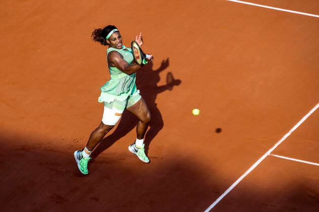 TENNIS - French Open 2021 PARIS,FRANCE,06.June.21 - TENNIS - WTA, Tennis Damen Tour, French Open, Roland Garros, Grand Slam. Image shows the disappointment of Serena Williams (USA).  GEPAxpictures xPatrickxSteiner
