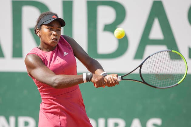 Chelsea Fontenel (SUI), Juniorinnen Einzel, GS Tennis - French Open 2021 - Grand Slam - Roland Garros - Paris - - France - 6 June 2021. Copyright: xJuergenxHasenkopfx