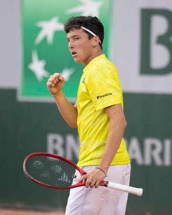 Max Rehberg (GER), Junioren Einzel, BS Tennis - French Open 2021 - Grand Slam - Roland Garros - Paris - - France - 6 June 2021. Copyright: xJuergenxHasenkopfx
