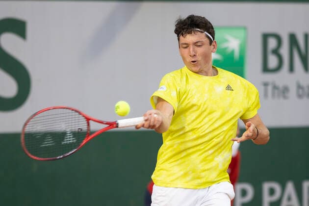 Max Rehberg (GER), Junioren Einzel, BS Tennis - French Open 2021 - Grand Slam - Roland Garros - Paris - - France - 6 June 2021. Copyright: xJuergenxHasenkopfx