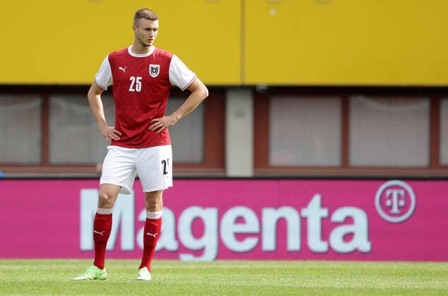 SOCCER - UEFA EURO, EM, Europameisterschaft,Fussball 2020, preview, AUT vs SVK VIENNA,AUSTRIA,06.JUN.21 - SOCCER - UEFA European Championship, EM, Europameisterschaft preview, OEFB international match, Länderspiel, Nationalmannschaft Austria vs Slovakia, friendly match. Image shows Sasa Kalajdzic (AUT).  GEPAxpictures xWalterxLuger