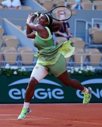 Mandatory Credit: Photo by Javier Garcia BPI Shutterstock (12019127dh) Serena Williams in fourth round action French Open Tennis, Day Eight, Roland Garros, Paris, France - 06 Jun 2021 French Open Tennis, Day Eight, Roland Garros, Paris, France - 06 Jun 2021  Copyright: xJavierxGarcia BPI Shutterstockx 12019127dh