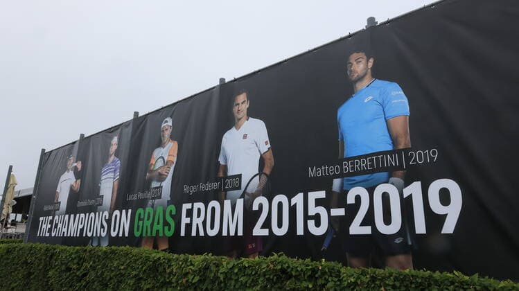 07.06.2021, ATP, Tennis Herren Tour Mercedes Cup Stuttgart, Weissenhofff, Tennis, im Bild: es waren noch schönen Zeiten Mit den Sieger von 2015 bis 2019
