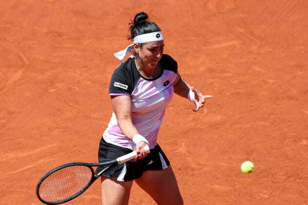 TENNIS - French Open 2021 PARIS,FRANCE,07.June.21 - TENNIS - WTA, Tennis Damen Tour, French Open, Roland Garros, Grand Slam. Image shows Ons Jabeur (TUN).  GEPAxpictures xPatrickxSteiner