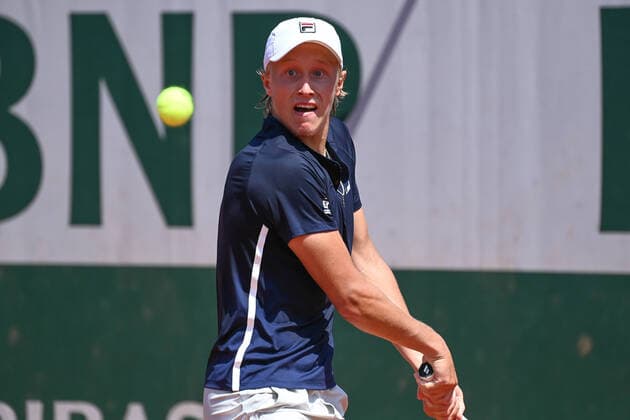 Tennis : Roland Garros 2021 - France - Leo Borg - Suede Tennis : Roland Garros 2021 - France - 07 06 2021 chryslenecaillaud Panoramic 