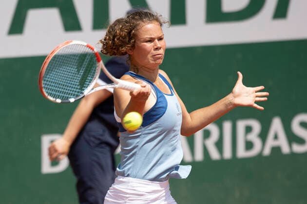 Nikol Rivkin (GER), Juniorinnen Einzel, GS Tennis - French Open 2021 - Grand Slam - Roland Garros - Paris - - France - 7 June 2021. Copyright: xJuergenxHasenkopfx