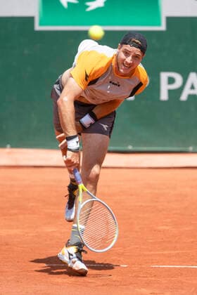 Jan-Lennard Struff (GER) Tennis - French Open 2021 - Grand Slam - Roland Garros - Paris - - France - 7 June 2021. Copyright: xJuergenxHasenkopfx