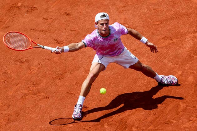 TENNIS - French Open 2021 PARIS,FRANCE,07.June.21 - TENNIS - ATP, Tennis Herren World Tour, French Open, Roland Garros, Grand Slam. Image shows Diego Schwartzman (ARG).  GEPAxpictures xPatrickxSteiner