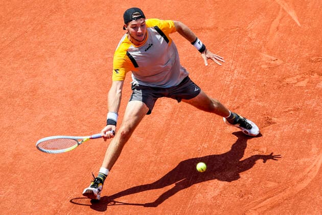 TENNIS - French Open 2021 PARIS,FRANCE,07.June.21 - TENNIS - ATP, Tennis Herren World Tour, French Open, Roland Garros, Grand Slam. Image shows Jan-Lennard Struff (GER).  GEPAxpictures xPatrickxSteiner