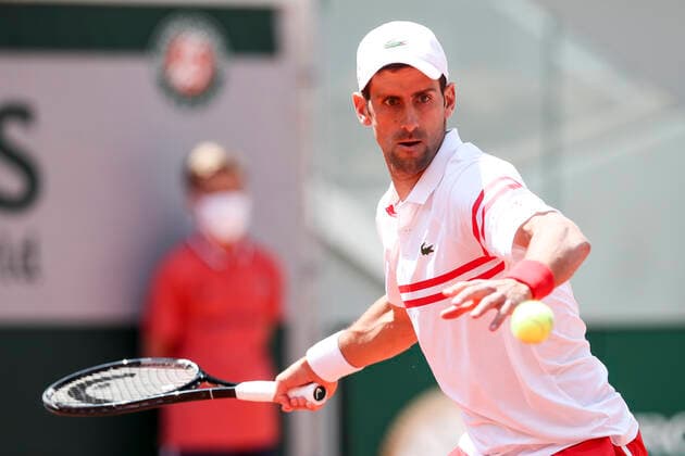 TENNIS - French Open 2021 PARIS,FRANCE,07.June.21 - TENNIS - ATP, Tennis Herren World Tour, French Open, Roland Garros, Grand Slam. Image shows Novak Djokovic (SRB).  GEPAxpictures xPatrickxSteiner