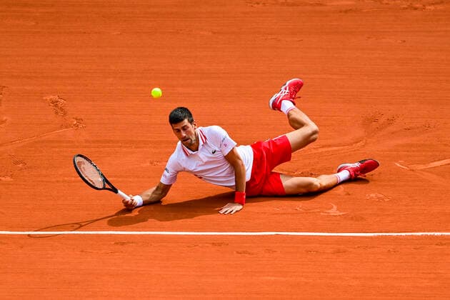 Novak Djokovic (Srb) TENNIS : Internationaux de France Roland Garros 2021 - Paris - 07 06 2021 JBAutissier Panoramic 