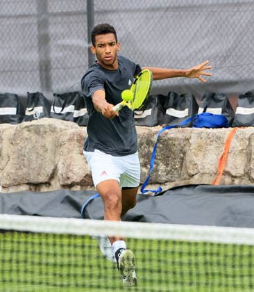 07.06.2021, ATP, Tennis Herren Tour Mercedes Cup Stuttgart, Weissenhofff, Tennis, im Bild: Felix Auger Aliassime ( CAN)