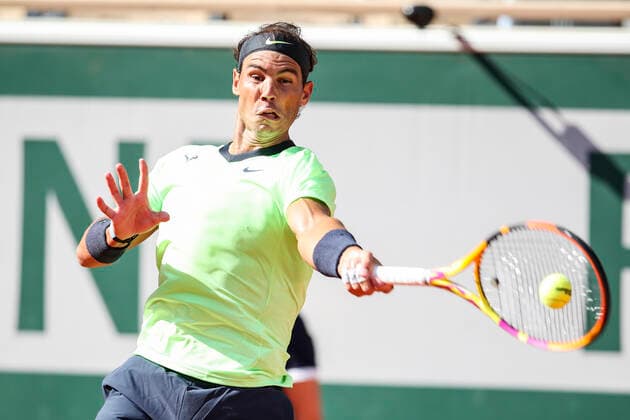 TENNIS - French Open 2021 PARIS,FRANCE,07.June.21 - TENNIS - ATP, Tennis Herren World Tour, French Open, Roland Garros, Grand Slam. Image shows Rafael Nadal (ESP).  GEPAxpictures xPatrickxSteiner