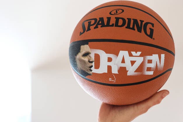 PXL_Wax figure of Drazen Petrovic Photo taken on June 7, 2021 shows wax figure of Drazen Petrovic, known as Mozart of basketball , greatest Croatian and one of the world s greatest basketball players of all time, in Zagreb, Croatia. On the occasion of the 28th anniversary of Drazen Petrovic s death, a lifesize wax figure of the French sculptor Elisabeth Daynes will be presented to the public on Drazen s birthday in Drazen Petrovic Museum MarkoxPrpic PIXSELL