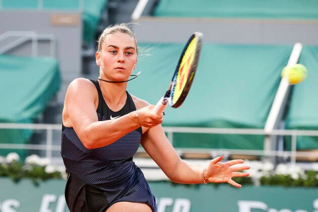 TENNIS - French Open 2021 PARIS,FRANCE,07.June.21 - TENNIS - WTA, Tennis Damen Tour, French Open, Roland Garros, Grand Slam. Image shows Marta Kostyuk (UKR).  GEPAxpictures xPatrickxSteiner