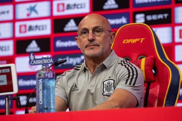 Spanish Under 21 national soccer team s head coach Luis de la Fuente as he offers a press conference, PK, Pressekonferenz at Ciudad del Futbol in Las Rozas, Madrid, Spain, 07 June 2021. Due to Spain s first national soccer team player Sergio Busquets who tested positive for coronavirus COVID-19 Spain Under 21 team will face Lithuania on 08 June 2021 on a International Friendly, Länderspiel, Nationalmannschaft match to prepare the EuroCup 2020. Spain s presser !ACHTUNG: NUR REDAKTIONELLE NUTZUNG!  Copyright: xRodrigoxJimenezx GRAF5184 20210607-637587018604324480