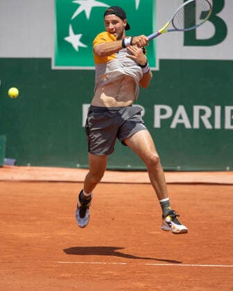 Jan-Lennard Struff (GER) Tennis - French Open 2021 - Grand Slam - Roland Garros - Paris - - France - 7 June 2021. Copyright: xJuergenxHasenkopfx