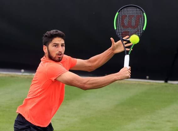 08.06.2021, ATP, Tennis Herren Tour Mercedes Cup Stuttgart, Weissenhofff, Tennis, im Bild: Altug Celikbilek (TUR)