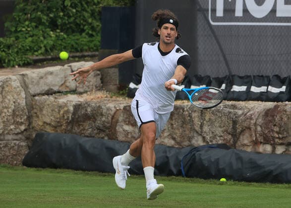 08.06.2021, ATP, Tennis Herren Tour Mercedes Cup Stuttgart, Weissenhofff, Tennis, im Bild: Feliciano Lopez (ESP)